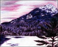 New Hampshire - Colored Pencil Drawings - By Risa Kent, Other Drawing Artist