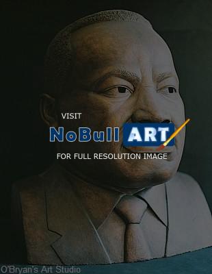 Portrait Busts - Dr Martin Luther King Jr - Ceramic