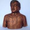 Cesar E Chavez - Ceramic Sculptures - By Mark Obryan, Realism Sculpture Artist