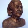 Albert Einstein - Ceramic Sculptures - By Mark Obryan, Realism Sculpture Artist