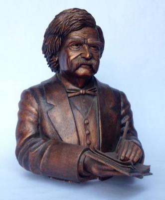 Portrait Busts - Mark Twain - Ceramic