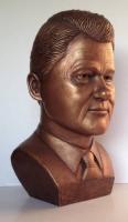 Bill Clinton - Ceramic Sculptures - By Mark Obryan, Realism Sculpture Artist