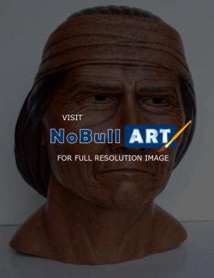 Portrait Busts - Geronimo - Ceramic