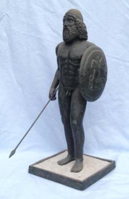 Nude Sculptures - Riace Nude Greek Warrior - Ceramic