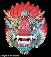 Masks - Tibetan Makara Mask - Artists Sculpting Medium