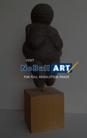 Nude Sculptures - Paleolithic Willendorf Goddess - Ceramic