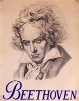 Illustration - Beethoven Drawing - Pencil