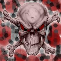 Skulls - Danger Watch - Digital Art