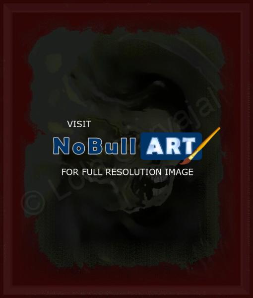 Skulls - Blur Of Skull - Digital Art