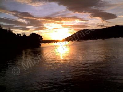 Pays Basque - Sunset Over The Spanish Border - Digital