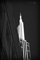 Nashville At An Angle - Digital Photography - By Amy Mcmullen, Black And White Photography Artist