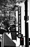 Cafe In Nashville - Digital Photography - By Amy Mcmullen, Black And White Photography Artist