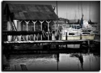 The Dock  Black And White - Digital Photography - By Amy Mcmullen, Fine Art Photography Photography Artist