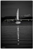 Amys Cusotm Black And White Ph - Sailing Away - Digital