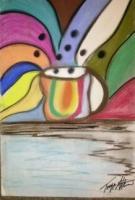Tasty Tea - Acrylic Painting Paintings - By Tonya Atkins, Abstract Painting Artist