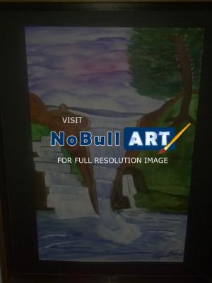 Acrylic Painting - Falls - Acrylic Painting