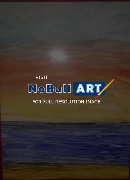 Acrylic Painting - Sunset Strip - Acrylic Painting