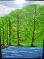 Lakewood - Acrylic Painting Paintings - By Tonya Atkins, Landscape Painting Artist