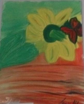 Acrylic Painting - Sunshine Butterfly - Acrylic Painting