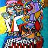 The Dentist - Acrylic On Canvas Paintings - By Magdalena Giesek, Primitiviest Painting Artist