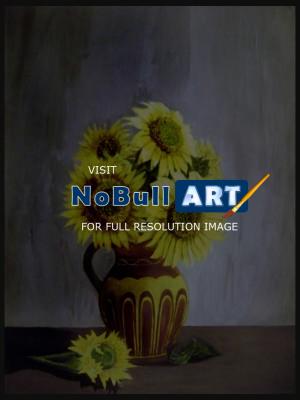 Floral - Sunflower Arrangement - Acrylic