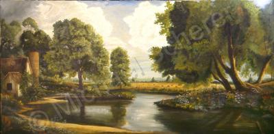 Landscape - Bend In The River - Oil