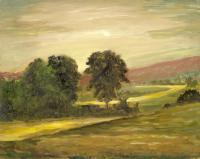 Landscape - At The Days Golden End - Oil