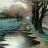Wet Spring - Pastel Paintings - By Michael Scherer, Realistic Painting Artist