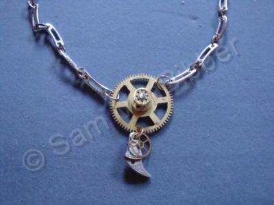 Necklace - All Geared Up - Metal