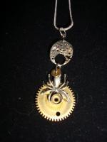 Itsy Bitsy Spiders - Metal Jewelry - By Sam Vanbibber, Re-Purposed Or Steampunk Jewelry Artist