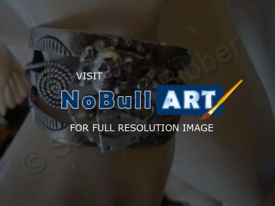 Bracelet - Steampunk Skull Bracelet - Metal