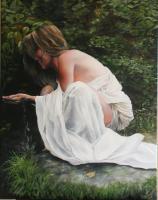 I Hear Music In The Water - Oil Paint Paintings - By Brett Roeller, Classical Realism Painting Artist