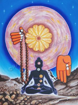 Add New Collection - The Supreme Power Of Chakras - Oil On Canvas