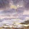 Landscape Coastline 01 - Watercolor Paintings - By Hans Aabeck-Ackermann, Impressionist Painting Artist