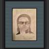 Bono - Pencil Drawings - By Charles Wallace, Sketch Drawing Artist