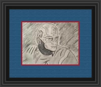 Super Heroes - Captain America - Pencil