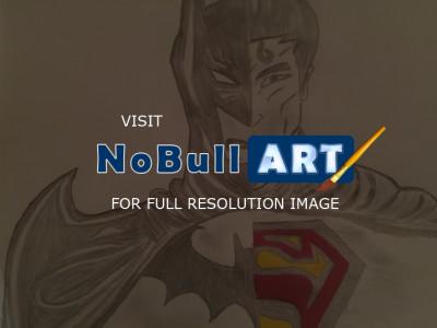 Super Heroes - Batman Vs Superman - Pencil