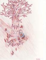 A Day With My Tree - Color Pencils Drawings - By Nathan White, Ambient Drawing Artist