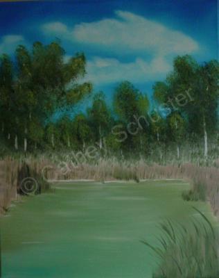 Landscape - My Quiet Place - Oil On Canvas