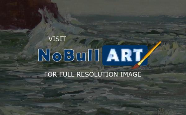 California Coastal Collection - Wave Action - Oil