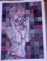 Spring 2011 - Naked Asain Lady - Watercolor