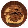 Sunset - Wood Woodwork - By Grzegorz Czarnecki, Marquetry Woodwork Artist