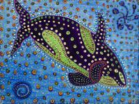 Sea Creatures - Wanda Whale - Acrylics
