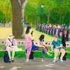Central Park Sunday - Oil On Linen Paintings - By Leslie Dannenberg, Realism Painting Artist