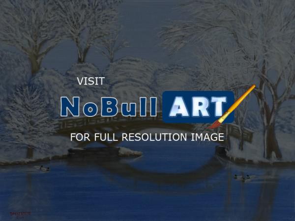 New York City Scenes - Fresh Snow - Oil On Canvas