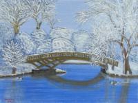 New York City Scenes - Fresh Snow - Oil On Canvas