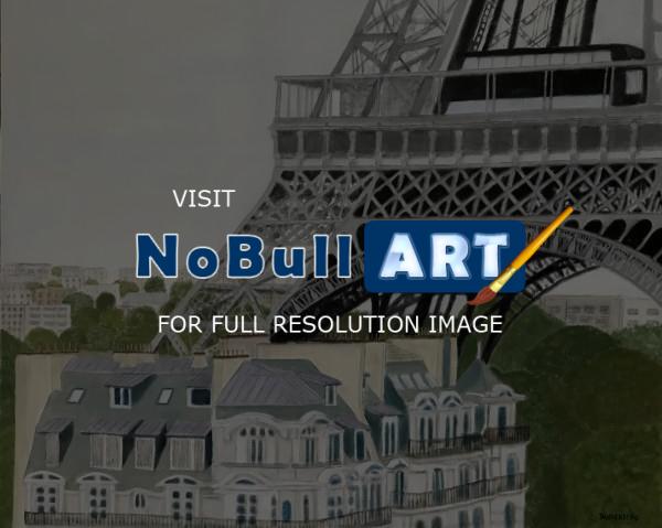 Buildings - Paris Treasure - Oil On Canvas