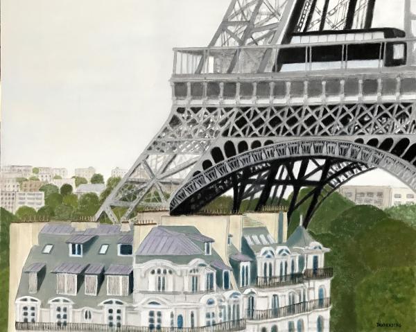 Buildings - Paris Treasure - Oil On Canvas