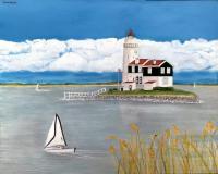 Seascapes - Isle Light - Oil On Canvas