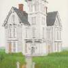 This Old Abandoned House - Oil On Canvas Paintings - By Leslie Dannenberg, Impressionism Painting Artist